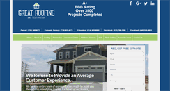 Desktop Screenshot of greatroofing.com
